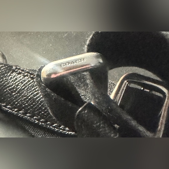 COACH Black Leather Business Bag - Picture 14 of 16